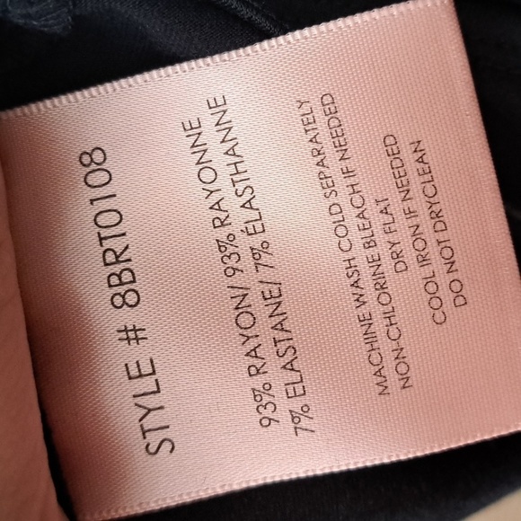 NWT BADGLEY MISCHKA TUNIC TEE IN BLACK $95 - Picture 3 of 4